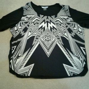 Plus Size 3/4 sleeved shirt